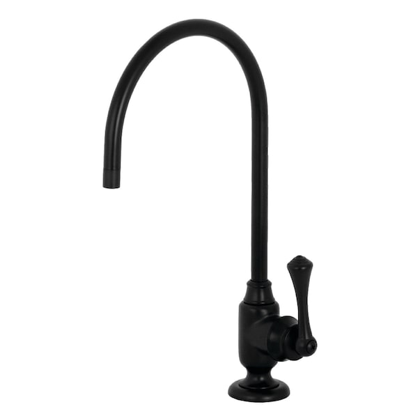 KS5190BL Vintage Single-Handle Water Filtration Faucet, Matte Black
